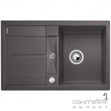 Гранитная кухонная мойка с сушкой Blanco Metra 45 S-F Silgranit 519083 белый