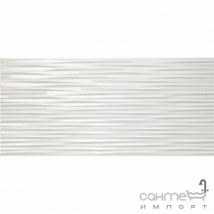 Настінна плитка 50x110 Atlas Concorde 3 D Wall Design Ultra Blade White Glossy Запоріжжя