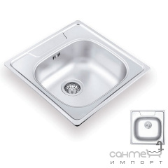 Кухонная мойка Ukinox Comfort 503.503 GT 8K L декор Киев