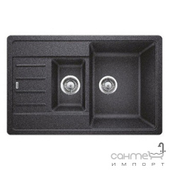 Гранитная кухонная мойка на полторы чаши с сушкой Blanco Legra 6S Compact 521307 кофе Самбор