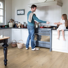 Ламінат Quick-Step Impressive IM1856 дуб сірий теплий Шостка