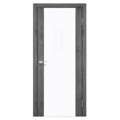 Дверь KORFAD Sanremo SR-01 с белым стеклом Черкассы