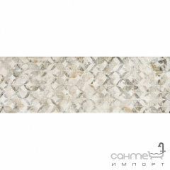 Настінна плитка декор 30х90 Grespania Estuco Tapis Beige Нова Прага