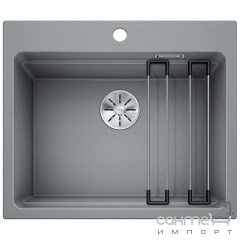 Гранитная кухонная мойка Blanco Etagon 6 Silgranit 524539 антрацит Біла Церква
