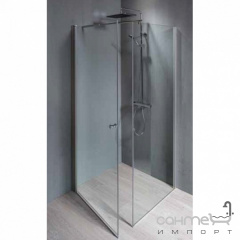 Розпашні душові двері Balteco FORM PSS1_80 прозоре скло, профіль сатин Вінниця