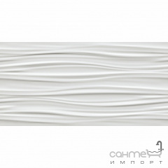 Настенная плитка 40x80 Atlas Concorde 3D Wall Design Ribbon White Matt Киев