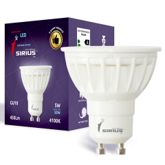 Светодиодная лампа SIRIUS 5W GU10 4100K MR16 Рефлектор Сумы
