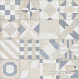 Підлогова плитка декор 60х60 Grespania Estuco Kilim Blanco