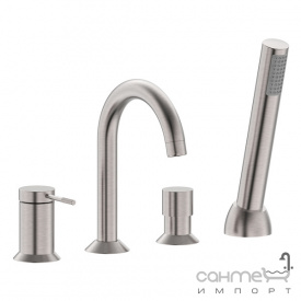 Змішувач для ванни на чотири отвори Imprese Brenta ZMK081906050 нікель