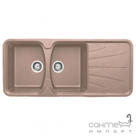 Кухонная мойка оборотная Longran Korona 2.0 G Sahara Beige