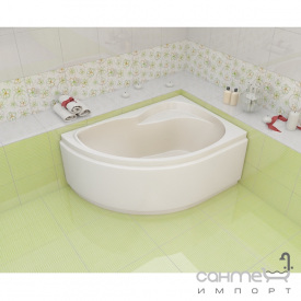 Ассиметричная ванна Artel Plast Ярослава правосторонняя