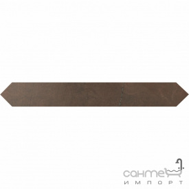 Керамограніт - фриз 11x86 Atlas Concorde Marvel Listello Esagono Bronze Коричневий