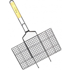 Решетка для барбекю Kamille Скаут с антипригарным покрытием 46х25.5х2 см (psg_KM-0714)