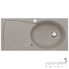 Кухонна мийка Longran Ellipse 1.0 B Sahara Beige R правобічна