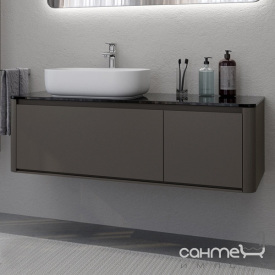 Подвесная тумба под столешницу Marsan Marshall 1320 левосторонняя, базальт