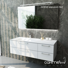 Підвісна тумба під раковину Marsan NOEMI 1300 варіант 4 правобічна