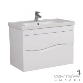 Тумба підвісна Аква Родос Альфа 80 см з раковиною Frame АР0002498