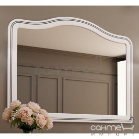 Дзеркало Marsan Melissa 1250 білий декор золото