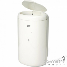 Настенная корзина для мусора с крышкой 5л Tork 564008 черная