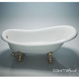 Отдельностоящая Ванна на левових лапах WGT Antica 1700 бронза