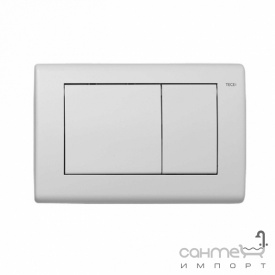 Панель змиву з двома клавішами металева TECE TECEplanus 9.240.322 біла матова