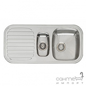 Кухонная мойка, врезной стандартный монтаж Reginox King R1.5 A DECOR Нержавеющая Сталь