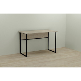 Компьютерный стол Ferrum-decor Коди 75x120x70 черный ДСП Дуб Сонома 16мм