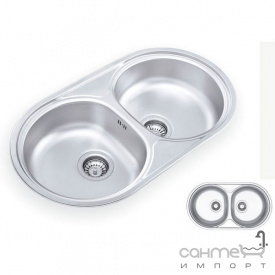 Кухонна мийка Ukinoх Favorit 780.435 20 GT 6K M матова оборотна