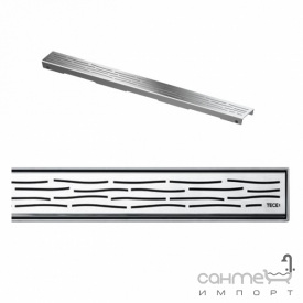 Решетка прямого дренажного канала TECE TECEdrainline organic 600.860 800 мм