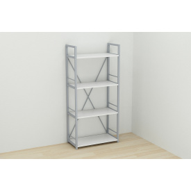 Этажерка Ferrum-decor Конект 120x60x28 см Серый / Белый (XK00211)