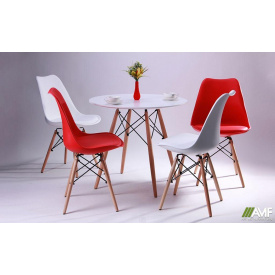 Комплект обеденной мебели для кафе: стол АМФ Helis + 4 стула Aster Wood