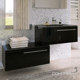 Тумба подвесная под раковину Marsan Oscar 1000х500 зебрано