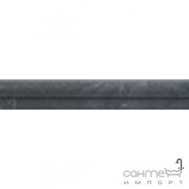 Плитка из белой глины фриз Atlas Concorde Marvel Noir St.Laurent London LVLN