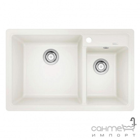 Гранітна кухонна мийка Blanco Silgranit Legra 8 526226 білий