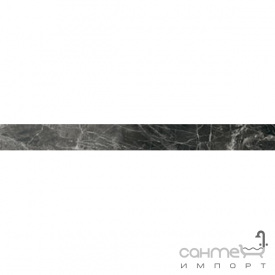 Керамічний граніт фриз Atlas Concorde Marvel PRO Marvel Noir St.Laurent List. 7х75 Lapp. AD5O