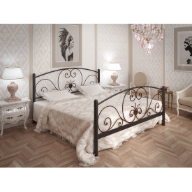 Кровать Tenero Нимфея 1400х1900 мм Черный бархат (100000187)