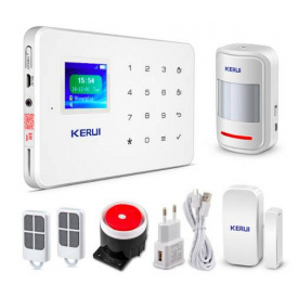 Комплект сигнализации GSM KERUI G-18 plus Белый (GHFBDGY4369FKKF)