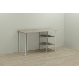 Компьютерный стол Ferrum-decor Кевин 75x120x70 белый ДСП Дуб Сонома 16мм