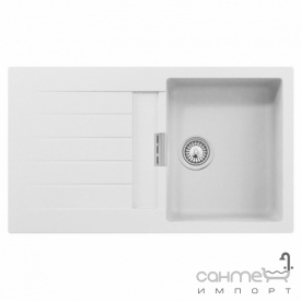 Гранитная кухонная мойка Schock Cristalite Primus D100 оборотная 10 onyx