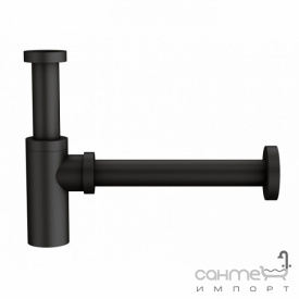 Сифон для раковини і біде Genebre Black 162641 чорний матовий