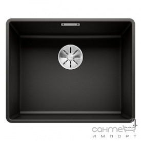 Гранітна кухонна мийка Blanco Silgranit Subline 500-F 525994 чорний