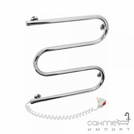 Полірована рушникосушка Laris Змійовик 25 РС3 400х500 Е 73207031 правосторонній підключення