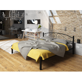 Кровать Виола Tenero 1800х2000 Черный бархат (10000034)