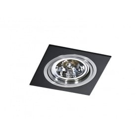 Точечный светильник Azzardo SIRO 1 GM2101-BK-ALU (AZ0769)