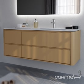 Подвесная тумба под раковину Marsan Marshall 1320 правосторонняя белая