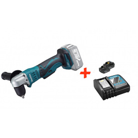Фото - Аккумуляторная угловая дрель Makita DDA351Z+2 акк.18V 5 Ah+быстрозарядное ЗУ (DDA351RT2) Аккумуляторная угловая дрель Makita DDA351Z+2 акк.18V 5 Ah+быстрозарядное ЗУ (DDA351RT2)