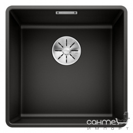 Гранитная кухонная мойка Blanco Silgranit Subline 400-F 525988 черный