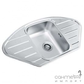 Кухонная мойка Ukinox Lotus 945.510 GT 8K L нержавеющая сталь декор