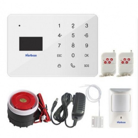 Комплект сигнализации GSM Alarm System Marlboze А2 modern plus Белый (IIF7G3NFH3BBCHCK)