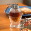 Стеклянная Емкость Диспенсер для меда Honey Dispenser (соусов) Колба дозатор для варенья ручной на подставке Сумы